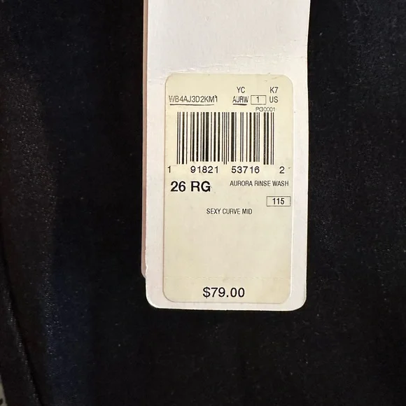 NWT Guess Sexy Curve Skinny Jeans - Picture 4 of 5